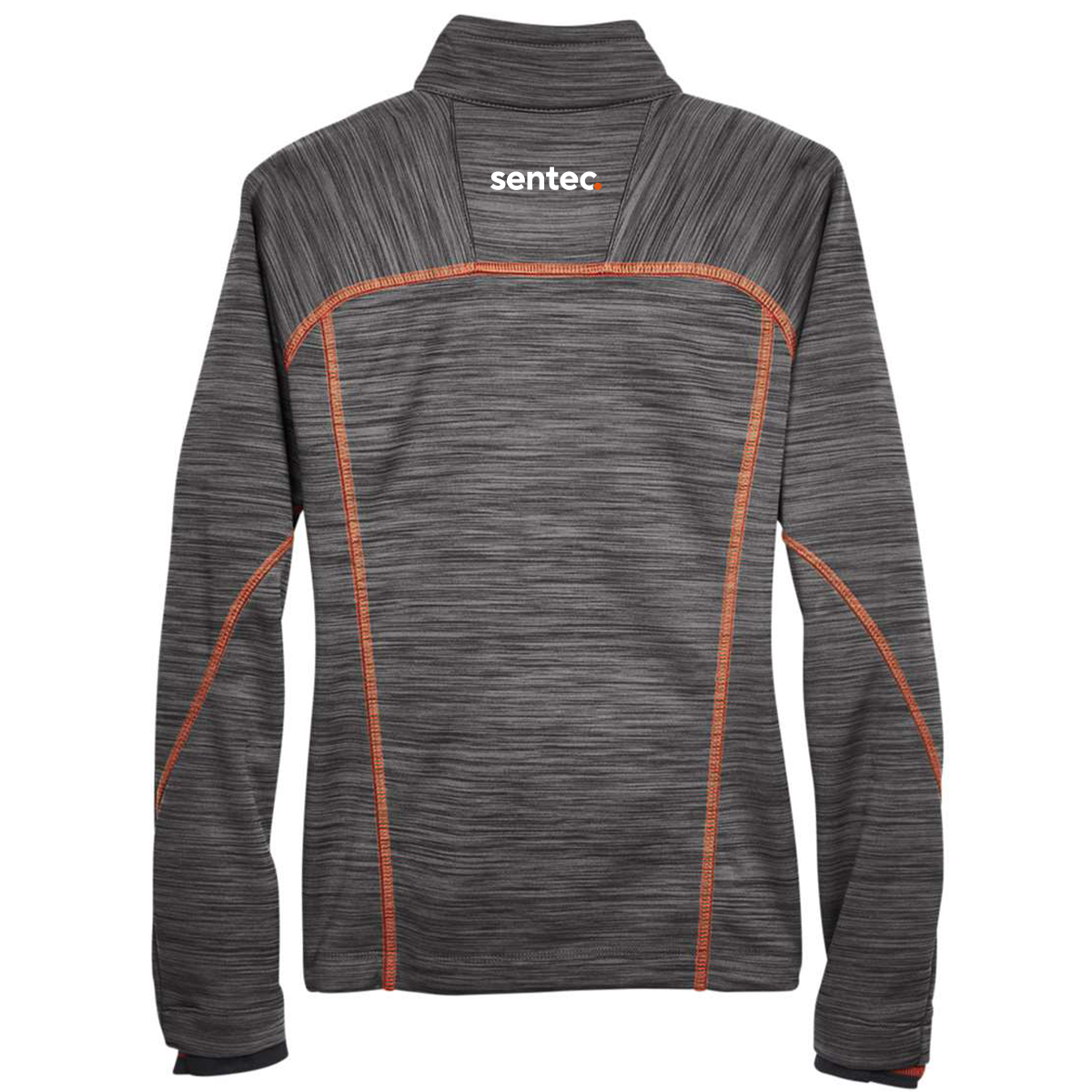 North End Ladies' Flux Mélange Bonded Fleece Jacket